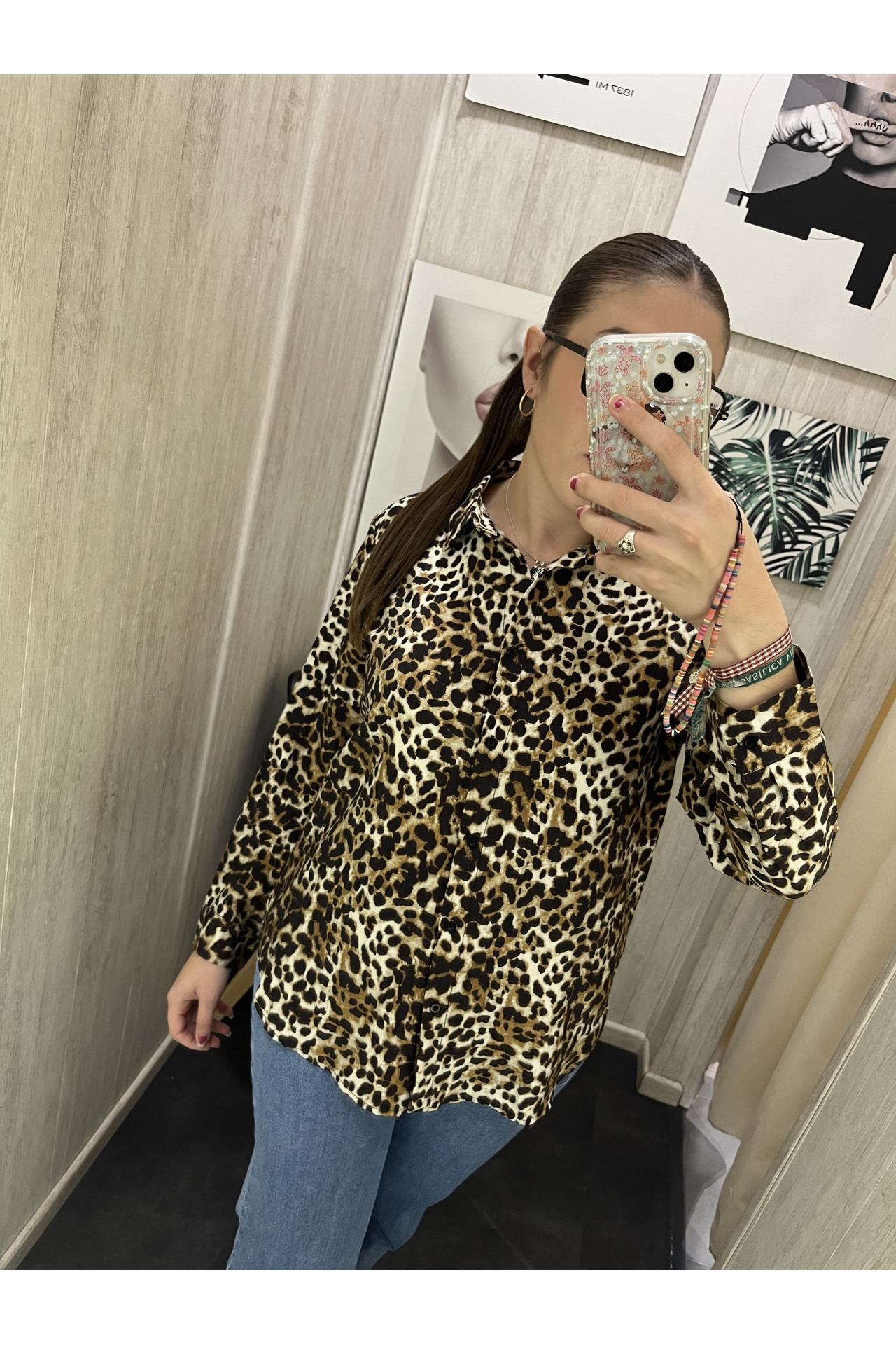 CAMISA BÁSICA LEOPARDO