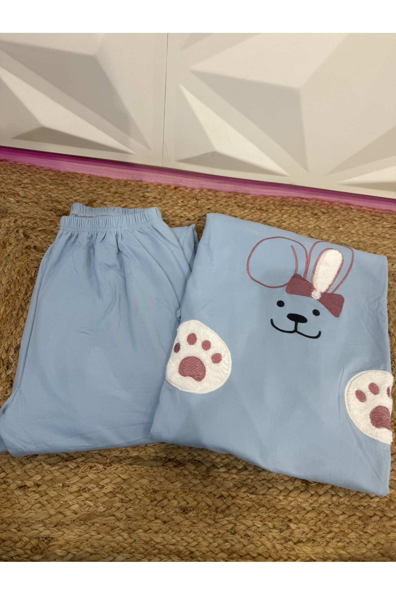 PIJAMA PELITO CONEJITO MUJER