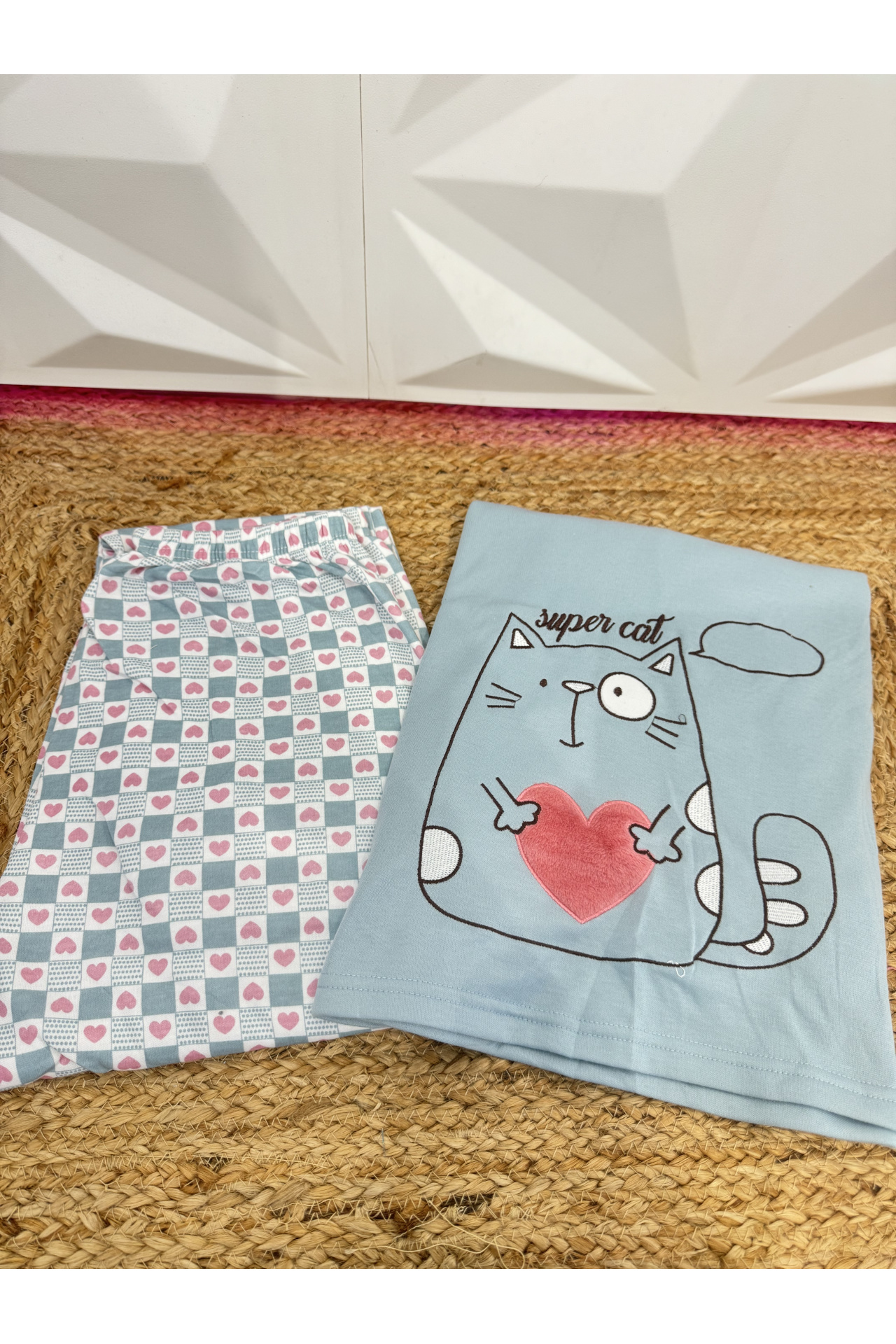 PIJAMA PELITO GATITOS MUJER